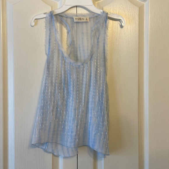 Abercrombie and Fitch Light Blue Top. - Picture 1 of 6